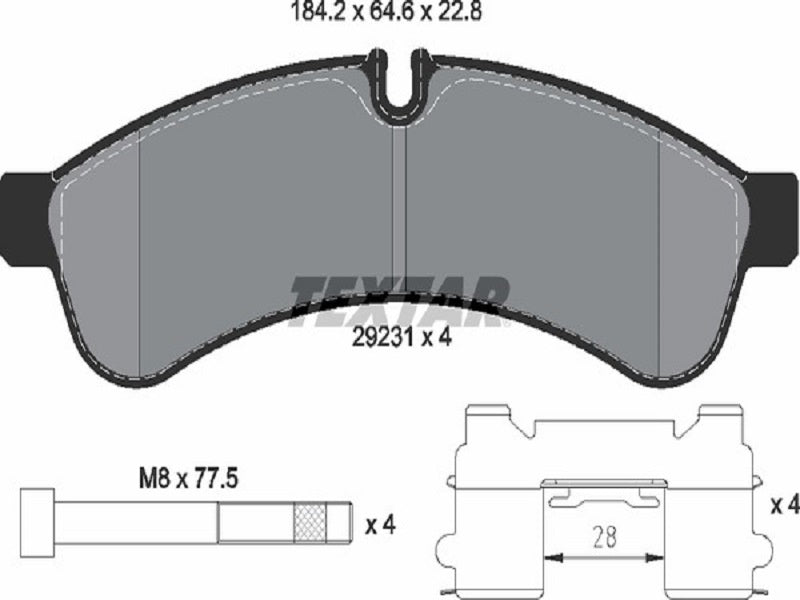 TEXTAR JARRUPALASARJA BREMBO IVECO DAILY VI TAKA