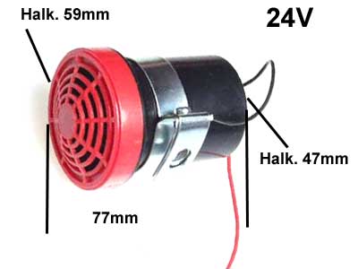 PERUUTUSHÄLYTIN 24V