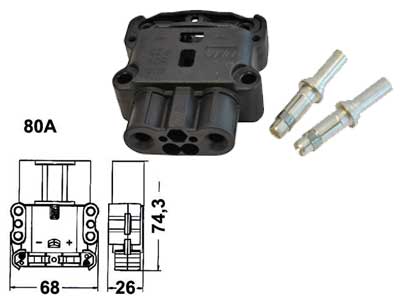 EURO-CONNEC NAAR.16MM/80A