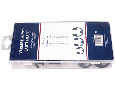 VARMISTINLEVYLAJITELMA "E" 300 KPL DIN 6799