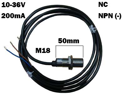 INDUKT.ANTURI M18 /5MM NPN -
