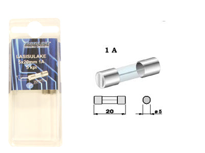 SULAKEBLISTER LASI 1A 5X20MM 5-KPL