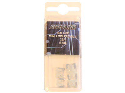 SULAKEBLISTER 25A MINI LOW PROFILE 5-KPL KIRKAS