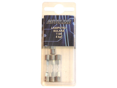 SULAKEBLISTER LASI 7,5A 5-KPL 6X32MM