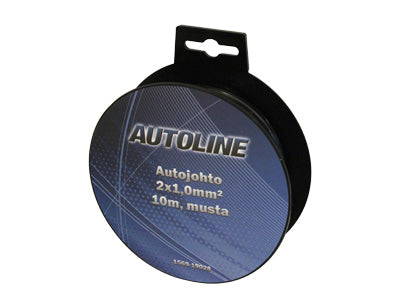 JOHTO 2X1,0MM2 MUSTA 10M