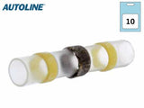 KUTISTELIITIN KELTAINEN TINALLA 3,0-6,0 MM -10KPL