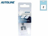 LATTALIITIN 2KPL 6,3MM UROS Y-JATKOKAPPALE /BLISTER