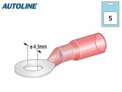 KUTISTELENKKI AUTOLINE PUN M4 5KPL