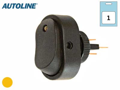 KEINUKYT.OVAL 0-1 LED 12V/20A KELT. BLISTER