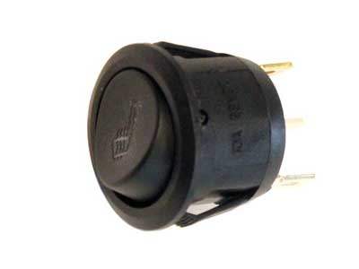 0-1, 12/24V, penkinlämmitin, punainen led, as. ø20mm, 4.7mm laattaliittimet (3)