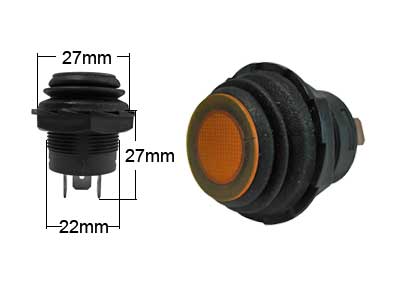 PAINONAPPI VESITIIVIS ON-OFF KELT.LED