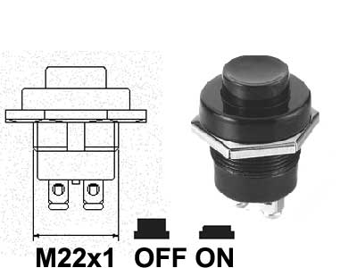 PAINONAPPI MUSTA 22MM RL #