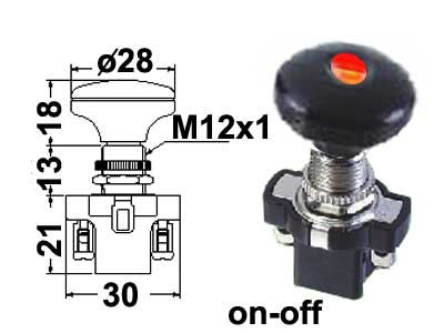 VETOKATK 28MM 0-1 LED PUN #