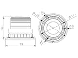 LED-MINIMAJAKKA 10-110V  3-P. KELT
