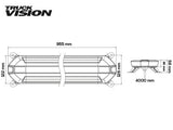 TRUCKVISION SLIM 955 MM MAJAKKAPANEELI
