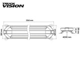 TRUCKVISION SLIM 1114 MM MAJAKKAPANEELI