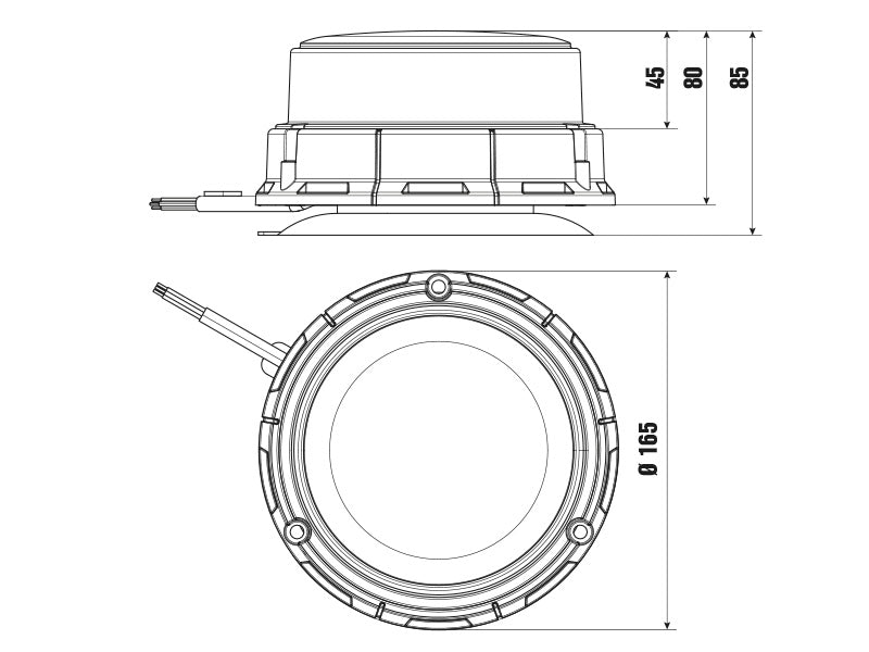OPTIBEAM DARK PHANTOM MAJAKKA 170MM MAGNEETTI