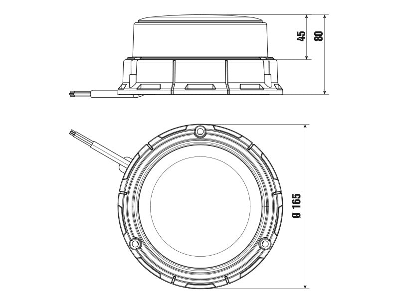OPTIBEAM DARK PHANTOM MAJAKKA 170MM PULTTIKIINNITYS