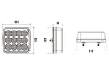 OPTIBEAM DARK PHANTOM TAKAVALO 103X110MM