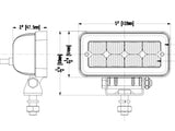 LED-TYÖVALO 9-36V 12W LEVEÄ