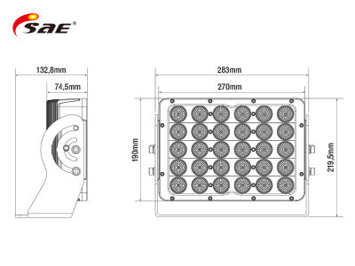 LED-TYÖVALO 9-36V 150W