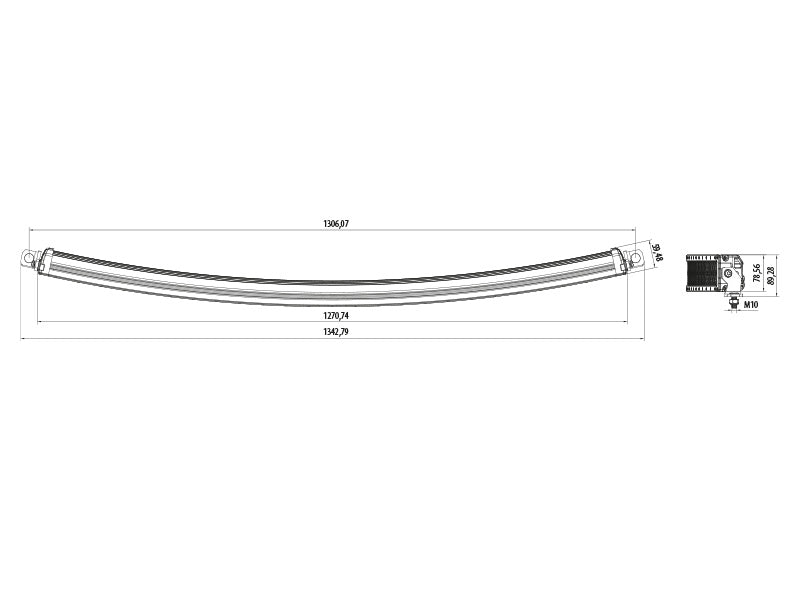 BULLPRO # TYÖVALOTANKO 480W 1273MM KAAREVA