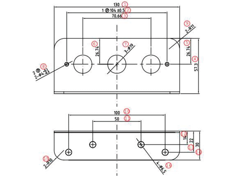 KIINNIKEJALKA 1:LLE 4/6-LED TASOVILKULLE