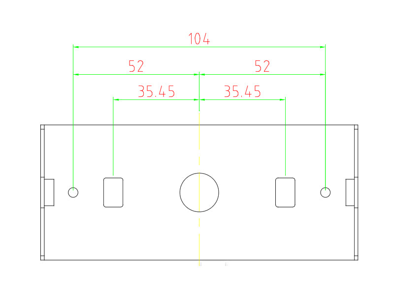 KIINNIKEJALKA 1:LLE 4/6-LED TASOVILKULLE SÄÄDETTÄVÄ