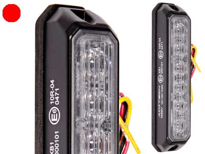 AXIXTECH MS6 PUNAINEN PYSTY LED-TASOVILKKU
