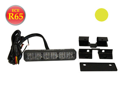 AXIXTECH MS6 KELTAINEN LED-VAROITUSVILKKU JALALLA