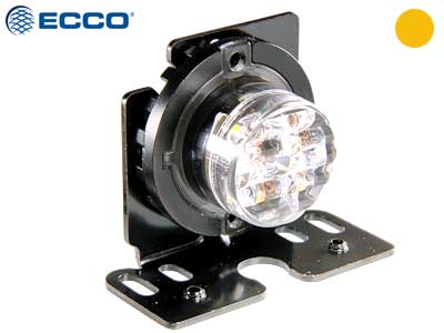 LED-VAROITUSVILKKU KELT. 10-30V R65 HALK 32/38,6MM