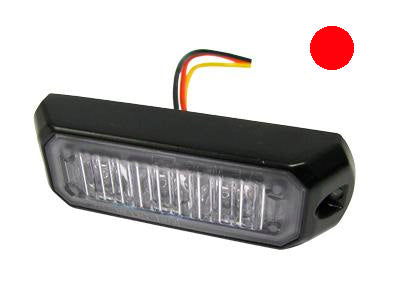 AXIXTECH MS3 PUNAINEN LED-TASOVILKKU R65  3-LED