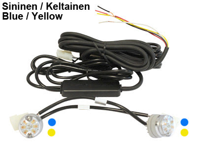 AXIXTECH LED-VILKKUSARJA 12V SIN/KELT