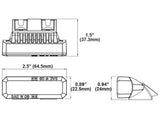 AXIXTECH MS3 SIN. LED VAROITUSVILKKU JALALLA 12-24V .