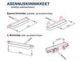 AXIXTECH ES6 SININEN LED-TASOVILKKU R65 12/24V 129MM