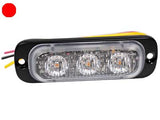 AXIXTECH ST3 PUNAINEN LED-TASOVILKKU 3-LED