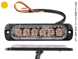 AXIXTECH ST6 KELTAINEN PYSTY LED-VAROITUSVALO R65
