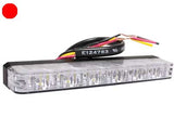 AXIXTECH ES6 PUNAINEN LED-TASOVILKKU 12/24V 129MM