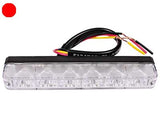 AXIXTECH ES6 PUNAINEN LED-TASOVILKKU 12/24V 129MM
