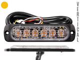 AXIXTECH ST6 PYSTY 3M ADR JOHTO KELTAINEN LED-VAROITUSVALO R65 6