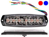 AXIXTECH SM6-D 6+6LED DUAL RED/BLUE R65 (XR2/XB2) #