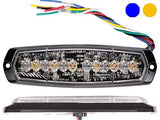 AXIXTECH SM6-D 6+6LED DUAL BLUE/AMBER R65 (XB2/XA2)
