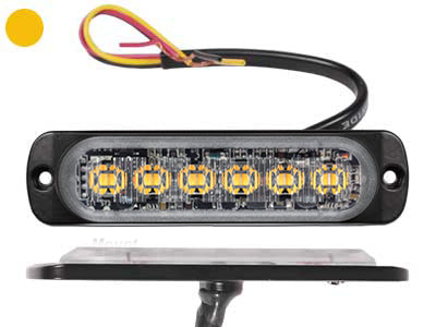 AXIXTECH ST6 KELTAINEN LED-TASOVILKKU/ÄÄRIVALO