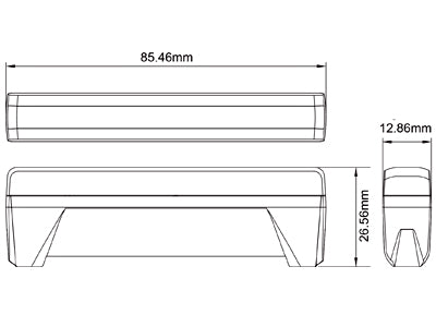 AXIXTECH ED6 SININEN LED-TASOVILKKU 12/24V R65 CLASS 2