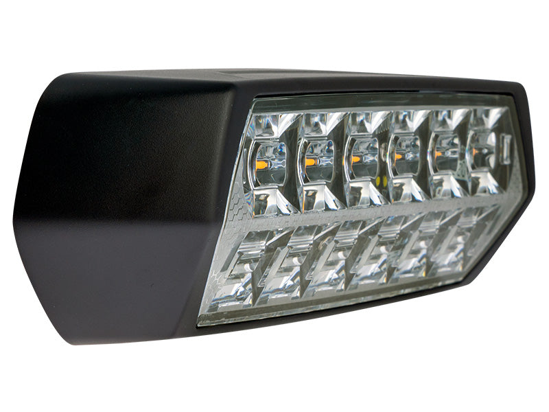 AXIXTECH M080 KELTAINEN LED-VAROITUSVILKKU/SCENEVALO 12/24V