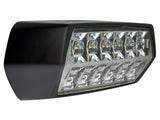 AXIXTECH M080 KELTAINEN LED-VAROITUSVILKKU/SCENEVALO 12/24V