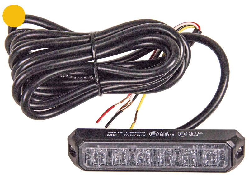 AXIXTECH MS6 3M ADR JOHTO KELTAINEN LED-TASOVILKKU R65 CLASS 2