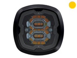 AXIXTECH CR06 KELT LED-VAROITUSVILKKU TUMMA R65 CLASS 1