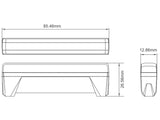 AXIXTECH ED6 KELT LED-VAROITUSVILKKU TUMMA R65 CLASS 1