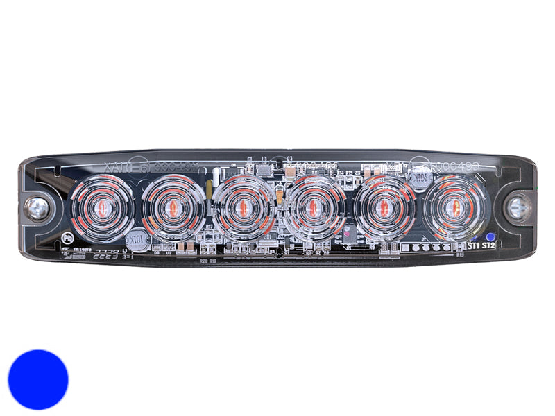 AXIXTECH LP6 LED-TASOVILKKU R65 12/24V 6-LED SIN.